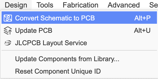 Convert to PCB